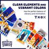 Modern Tarot Card Deck with 194-Page Guidebook and 78 Rider-Waite Tarot Cards, Perfect for Beginners and Experts - Modern Waite Tarot