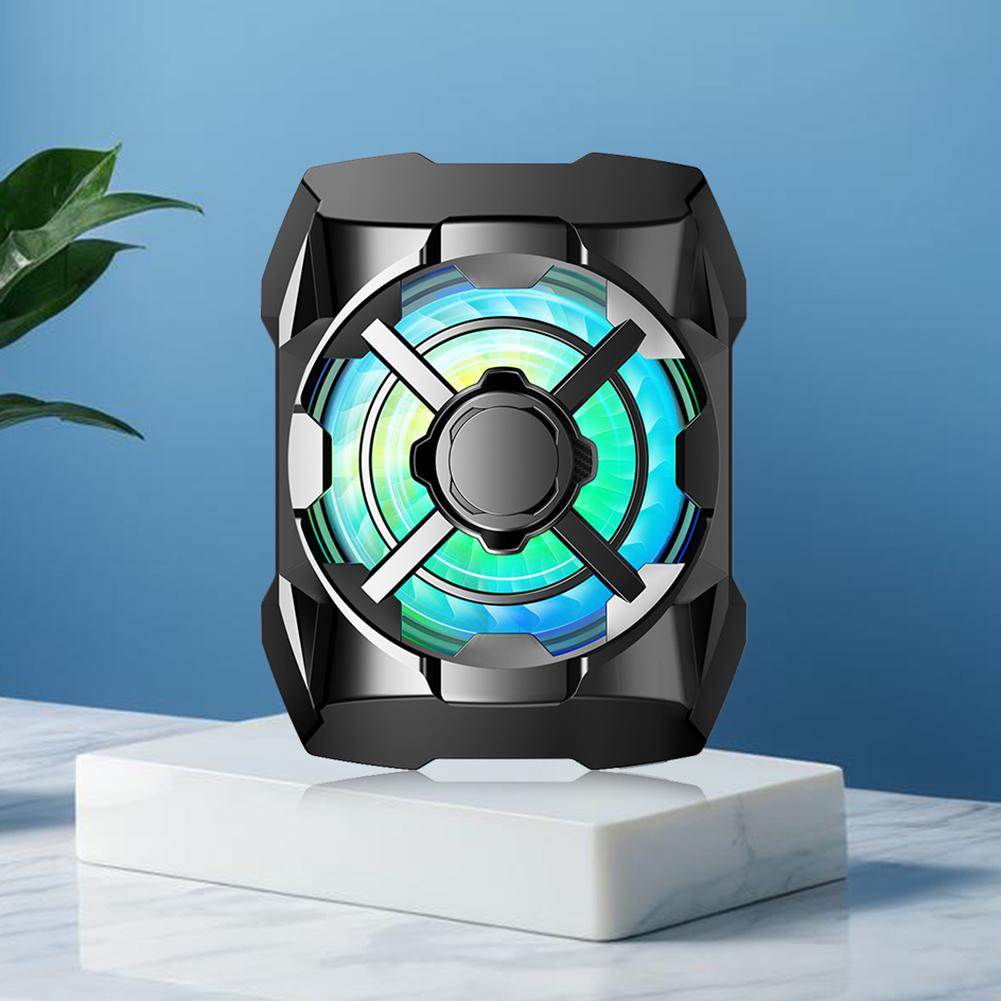 Телефонный радиатор, 3-скоростной магнитный охладитель для телефона и планшета, перезаряжаемый охлаждающий вентилятор для iPhone 15, 14, 13, 12, поставляется с магнитной подушкой
