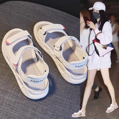 Женские кожаные сандалии 2025 лето новая верхняя одежда мягкая подошва легкие и удобные для беременных мягкая кожа спортивные и повседневные балетки