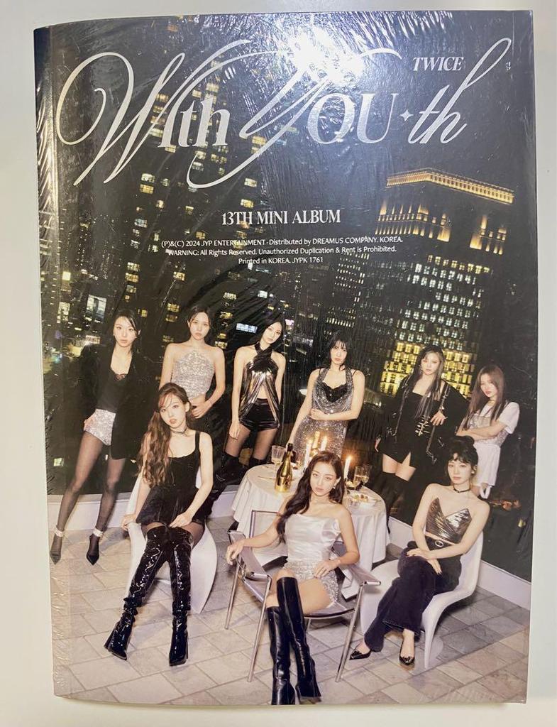 [USED] TWICE With YOU-th US Limited Autographed Postcard
