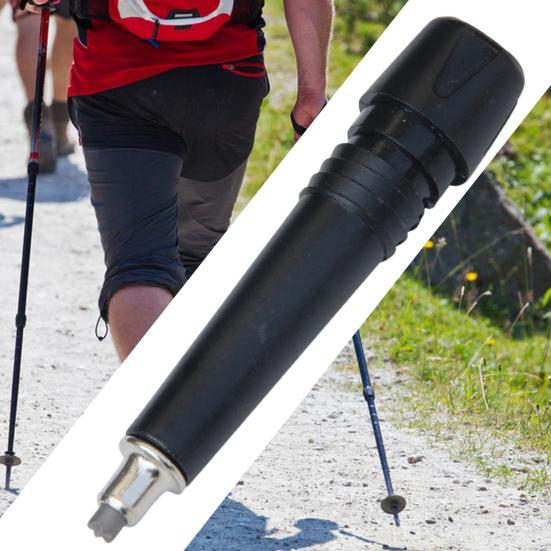 Наконечник треккинговой палки, высокая твердость, высокая стабильность, детали треккинговой палки, вольфрамовая сталь, походная палка, вольфрамовая головка, наконечник для персонала, принадлежности для альпинизма