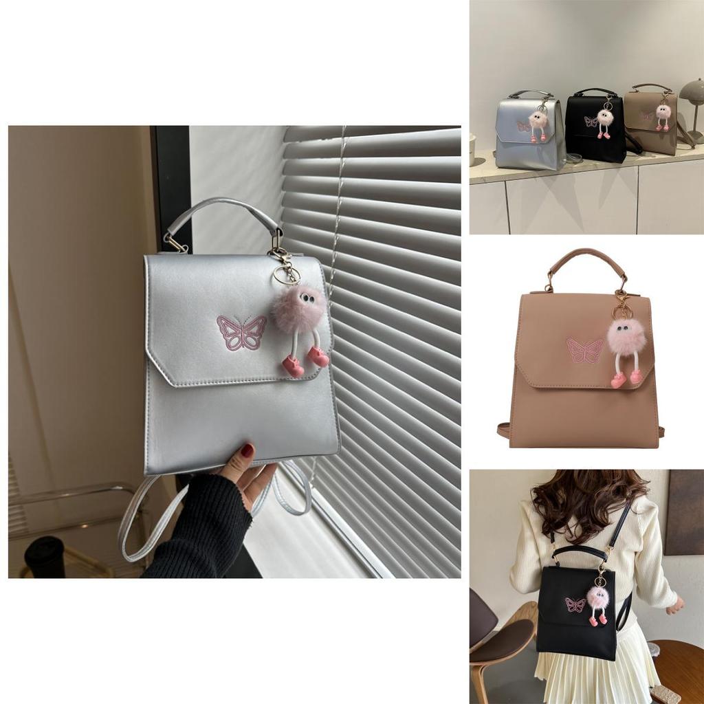 New Arrival Large Capacity Embroidered Butterfly Shoulder Bag For Students