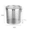 Stew Seasoning Strainer Kitchen Stainless Steel Brine Basket Filter Bag Brine Cage Aniseed Strainer Seasoning Ball Seasoning Box6