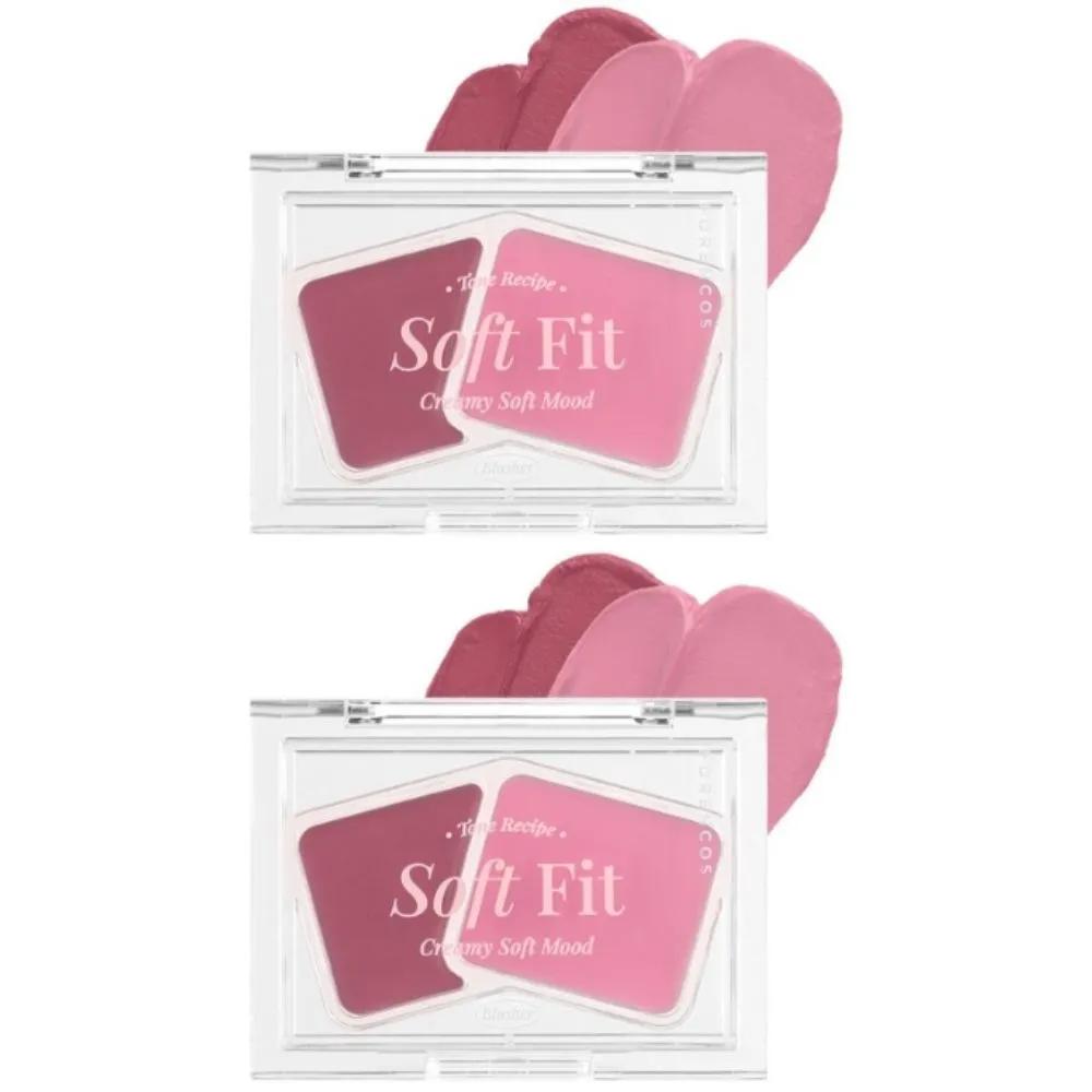 Forencos Soft Fitting Cream Blusher 03 Berry Shoe x2