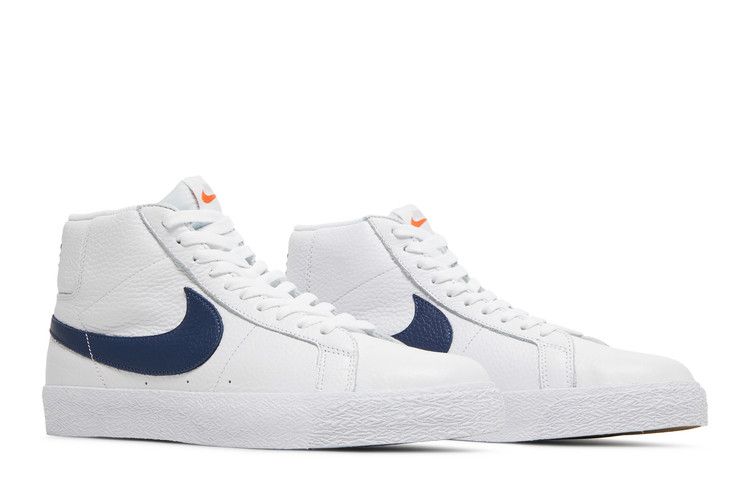 Men's Sneakers Nike SB Blazer Mid ISO White Navy White/Navy