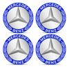 56mm Car Wheel Center Hub Cap Emblem Decal Wheel Sticker Car Styling for Mercedes Benz E300 W166 W176 W242 S212 X166 W205 W212 AW1