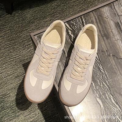 Новые кожаные маленькие белые туфли женские универсальные на плоской подошве студенческие спортивные ретро повседневные туфли кеды