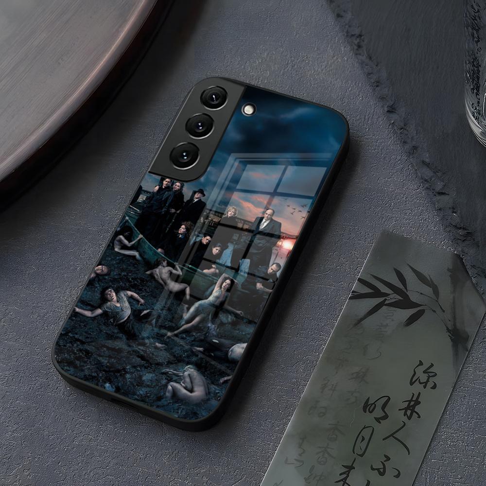 The S-Sopranos TV Tony Soprano Phone Case Glass For Samsung Galaxy S25 S23 S24 S21 S22 S20 Ultra Fe Plus A15 A14 Cover