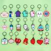 Medical Series Cartoon Animation PVC Keychain or Backpack Pendant with Customizable Logo.