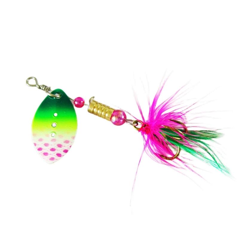 Набор из 10 блесен для рыбалки для морской и соленой воды, набор блесен с пайетками, ложка, тройной крючок из стали, спиннербейты