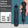 Мини-аккумуляторная электрическая отвертка, перезаряжаемая 1300 мАч, регулировочная электрическая дрель, многофункциональные инструменты для ремонта крутящего момента при разборке