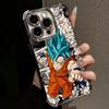 Аниме Супер Сайяны Покрытие Чехол для Телефона для IPhone 17 17e 16e 16 15 14 13 12 11 Pro Max X XR 7 8 Mini Air Plus Защита от Падения Подушка Безопасности