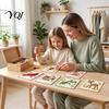 Craft Supplies for Adults Garden Animal Stitching Card Kit, DIY Stitch by Needle And Thread Crafts Hand, Embroidery Greeting Kit Beginners Making