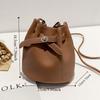Bag Coin Purse Shoulder Pouch PU Leather Handbag Female Bag Bucket Bag Single Shoulder Bag