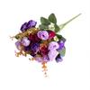 1 Bouquet Artificial Plastic Rose Flower Plant Home Office Shop Decoration