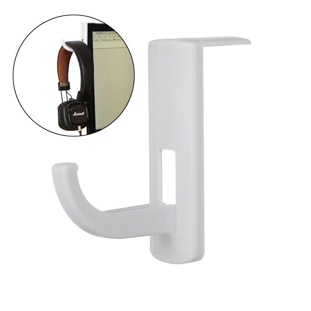 New Household Convenience Monitor Holder Plastic Stand Headphone Hook Earphone Accessories