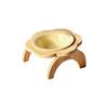 Ceramic Elevated Cat Bowl Anti-Spill Raised Cat Food Bowl Cute Dog Feeder  for Cats Dogs
