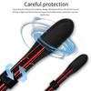 Fishing Rod Protector Shoulder Strap Adjustable Foldable Portable Anti-Collision Fishing Pole Tip Protective Sleeve Cover Case Fishing Accessories