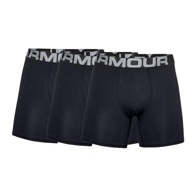 Спортивное нижнее белье Charged Cotton® Boxerjock Breathable Мужское нижнее белье черного цвета 1363617-001