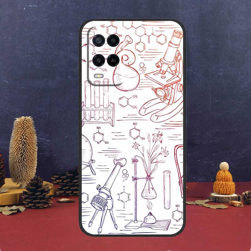 Биологическая химия для OPPO A17 A77 A58 A78 A98 A15 A5 A9 A96 A76 A16 A54 A74 A94 A52 A72 A79 A57S A53S чехол