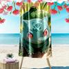 Bulbasaur Print Beach Towel, Large Soft Quick Dry Towel for Beach Camping Swimming
