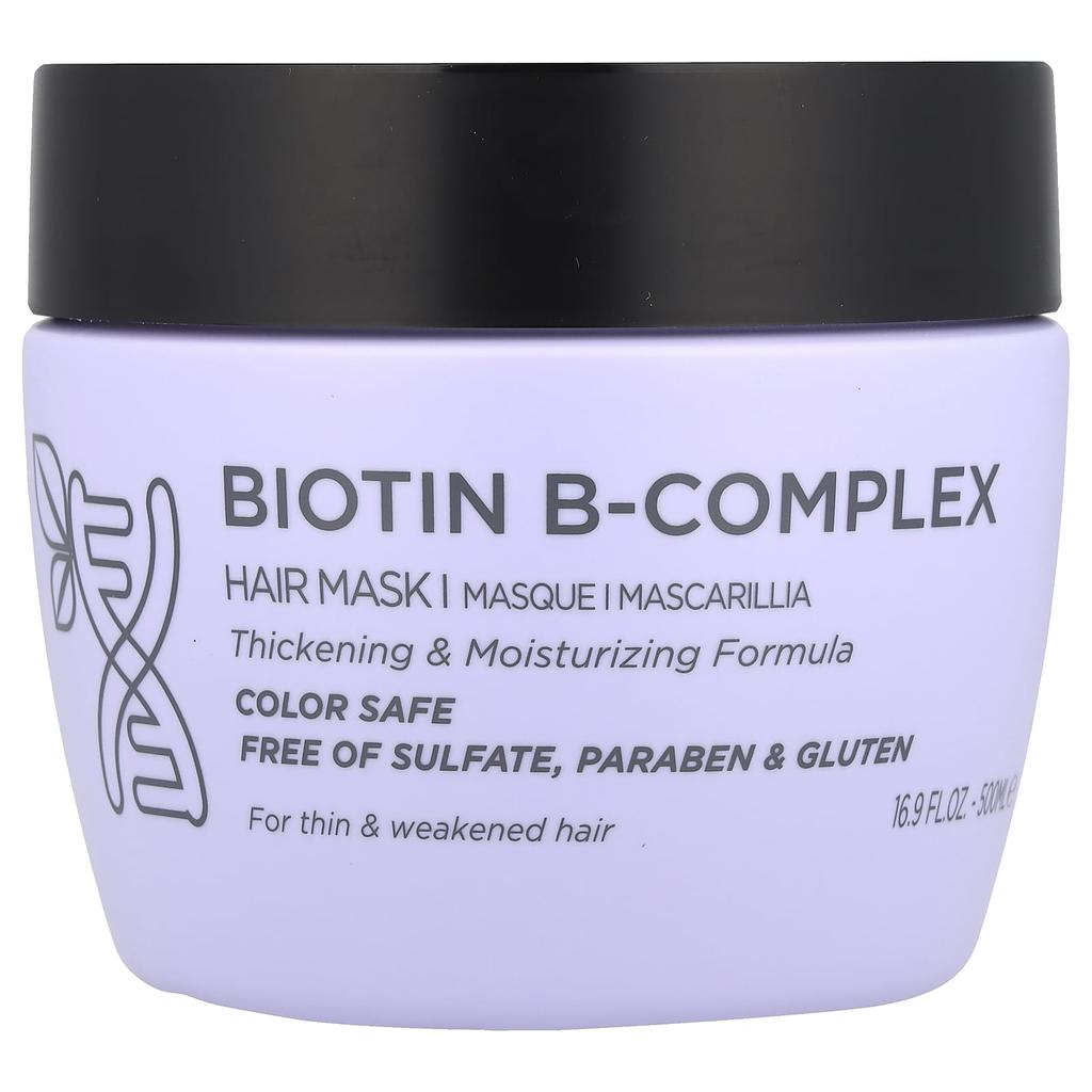 Biotin B-Complex, Repairing Anti-Breakage Hair Mask, 500Ml (16.9Fl Oz)