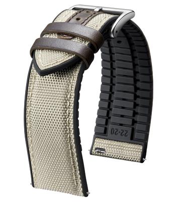 Нейлоновый силиконовый ремешок для часов 18 мм 19 мм 20 мм 21 мм 22 мм быстросъемный брезентовый и резиновый гибридный ремешок для замены ремешка для часов для мужчин и женщин 9 цветов