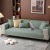 Four Seasons Universal Washed Cotton Pure Color Cotton Cloth Quilted Sofa Width, Modern Simple, Non-Slip, Sofa Width, Ponedetto.