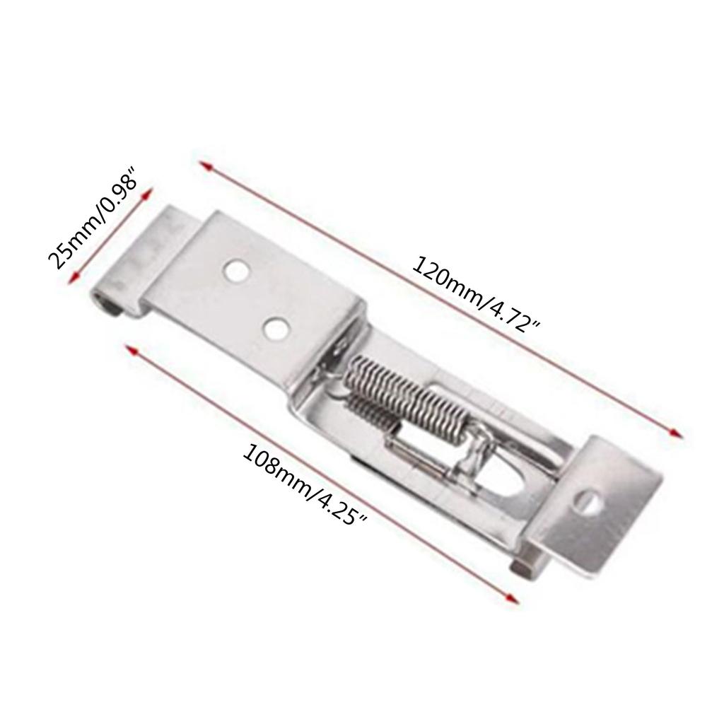 Нержавеющая сталь рамка номерного знака автомобиля держатель зажимы для номерного знака прицепа пружинный кронштейн крышка фиксированные аксессуары 1 пара