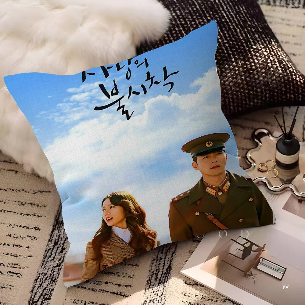 Korean Crash Landing On You Personalized Pillow Dust Cover Bedroom Kids Party Decoration Pillowcase Birthday Children Gift