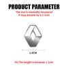 3D Metal Car Interior Emblem Stickers Decoration For Renault DACIA Fluence Scenic Loguna Duster Trafic Twingo Clio Captur Megane NN38
