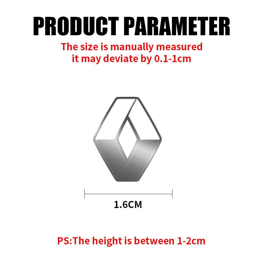3D Metal Car Interior Emblem Stickers Decoration For Renault DACIA Fluence Scenic Loguna Duster Trafic Twingo Clio Captur Megane NN38