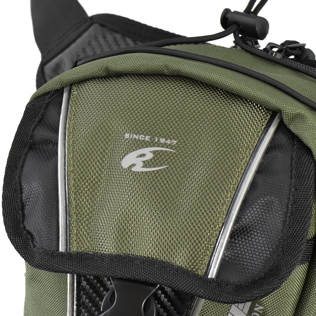 KOMINE Riding Leg Bag 1 Reflective Black Free for Motorcycles SA-053