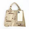 Snoopy Jacquard Tote Bag (beige) Rootote (ROOTOTE) SNOOPY