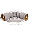 Detachable and washable cat bed, warm in winter, cat tunnel, cat's sense of security bed, hole - drilling toy, sleeping bed