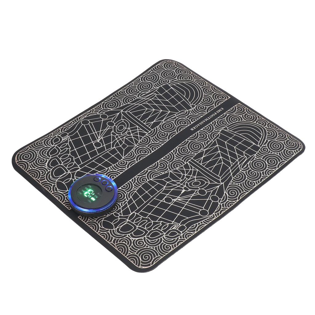 Массажный коврик для ног, электрический складной массажный коврик, массажный коврик для коррекции формы ног с ручным переключателем для