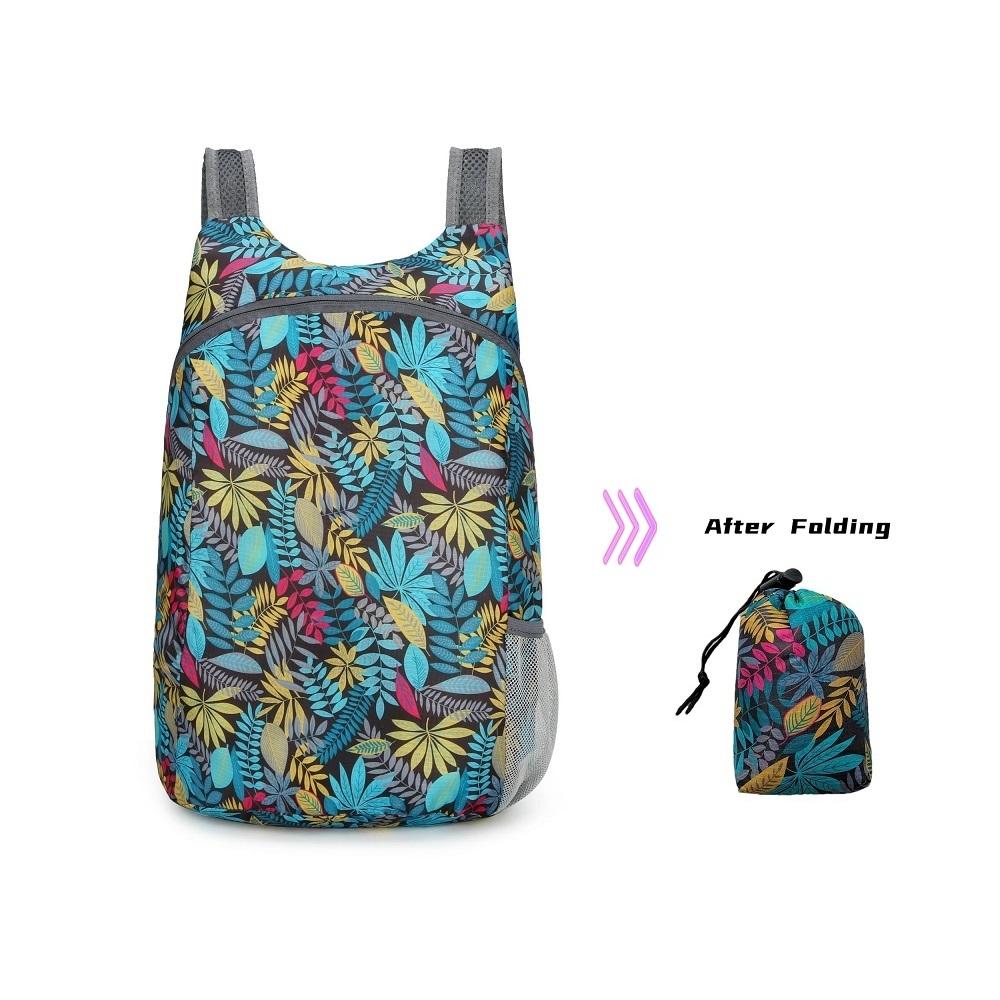 Портативный складной рюкзак Легкий водонепроницаемый рюкзак для путешествий на открытом воздухе