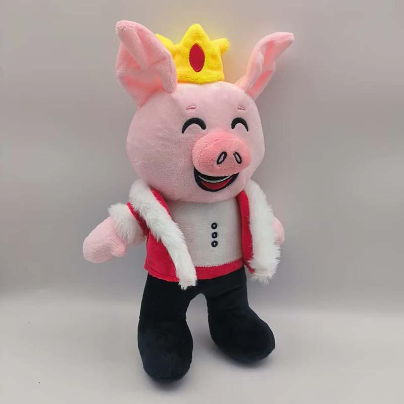 30 см мультфильм Technoblade 1 фут физическая передняя плюшевая игрушка 30 см аниме милые мягкие мягкие куклы-свиньи для детей на день рождения, Рождество