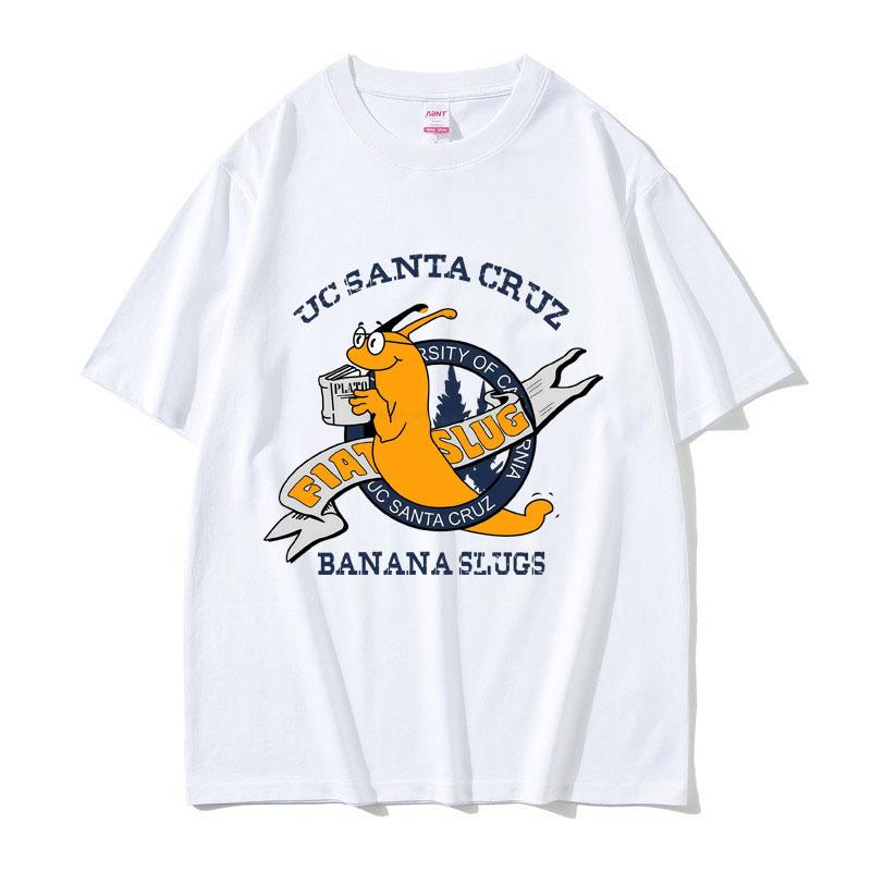 Famous Quentin Tarantino Movie Pulp Fiction Jhon Travolta Banana Slugs Same Style Print Tshirt Men Women Casual Cotton T Shirts