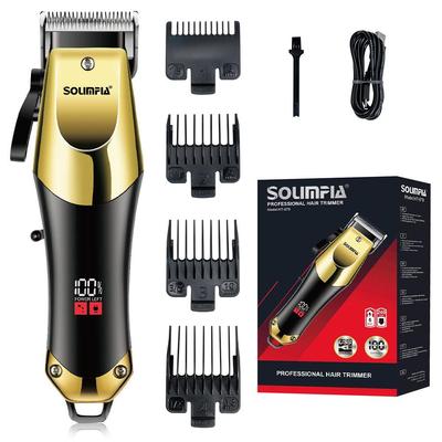Solimpia Электрическая машинка для стрижки волос 2000 мАч Влажная/сухая беспроводная машинка для стрижки для мужчин Профессиональная машинка USB Перезаряжаемая Парикмахерская HT-678