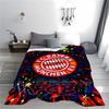 FC Bayern Munich Logo blanket with Starry Pattern for    blanket, suitable for use in the bedroom, living room, on the sofa