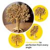 Tree Showpiece (8.6 Inches) Trees of Life - Home Decor - Gift for Good Luck Vastu and Fengshui - Best In Living Room Table with Antique Polish