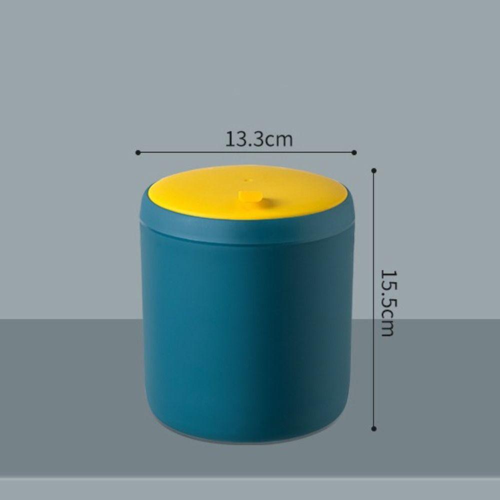 Plastic Table Desktop Garbage Basket Office Trash Can Mini Waste Bin Barrel Box