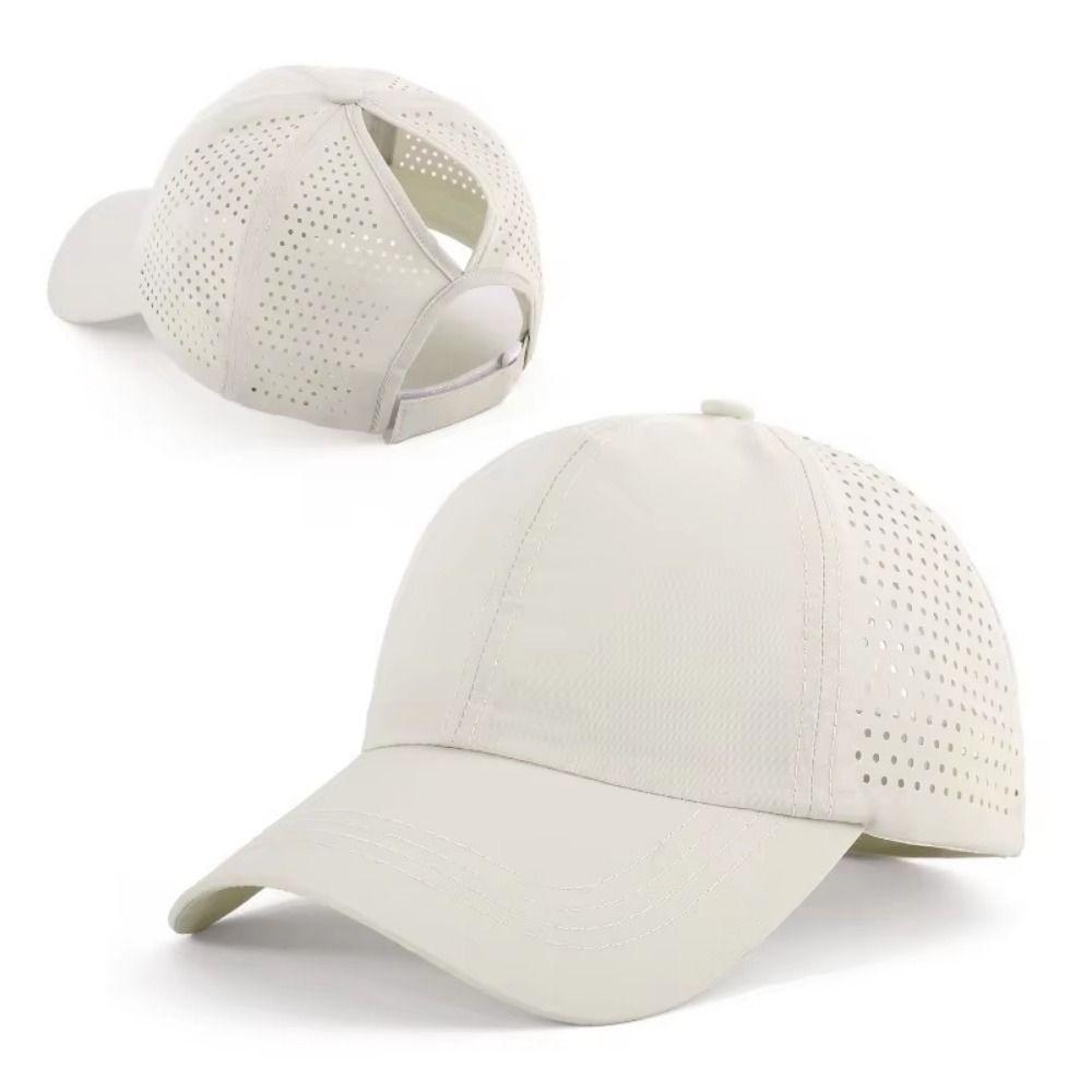 Breathable Mesh Peaked Cap Quick-Drying Running Cap Fashion Women‘s Baseball Caps Casual Wear