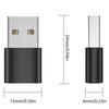 USB-штекер на USB C-гнездо для зарядки, адаптер, быстрый конвертер для телефонов, планшетов, игровых консолей типа C
