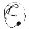 Headset Headworn Single Ear Hook Microphone Compatible Transmitter