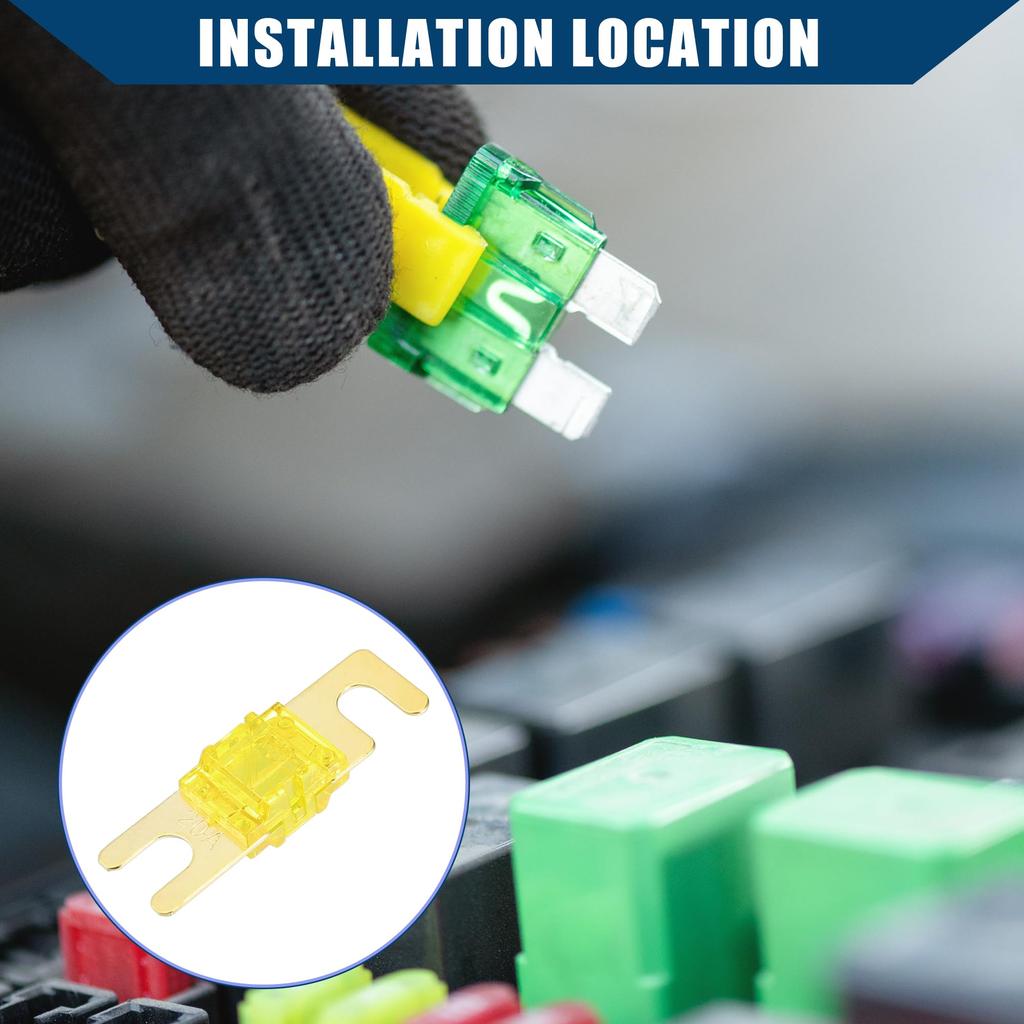 Hihaha Mini ANL Fuse 20A / Car Audio CD Fuse for Car Motorcycle Boat