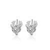 Minimalist Christmas Antler Stud Earrings For Women Small Delicate Fresh Temperament Versatile Cold Jewelry