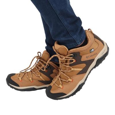 Columbia Saber Five Low OutDry Elk Треккинговые Ботинки YL4134 Водонепроницаемая Обувь, Ботинки, 286, Бежевый, (Бежевый/Размер 23.0/Женская)