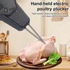 Electric Chicken Plucker Machine Handheld Poultry Feather Plucker Portable Automatic Hair Puller for Chickens Turkeys Ducks Waterproof Rechargeable